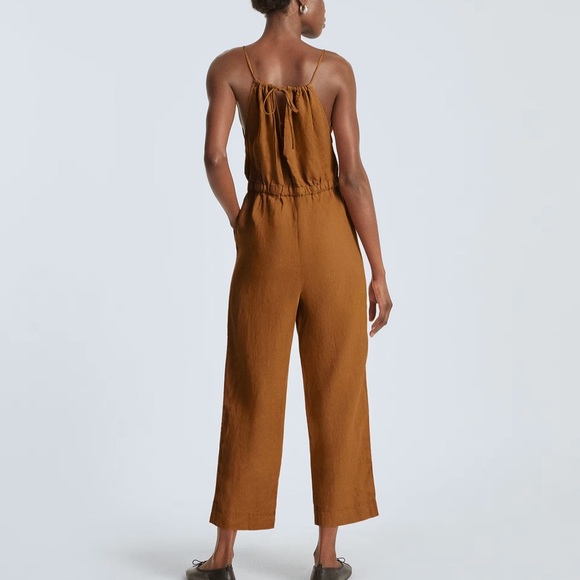 NEW Everlane Linen Jumpsuit - Picture 4 of 6